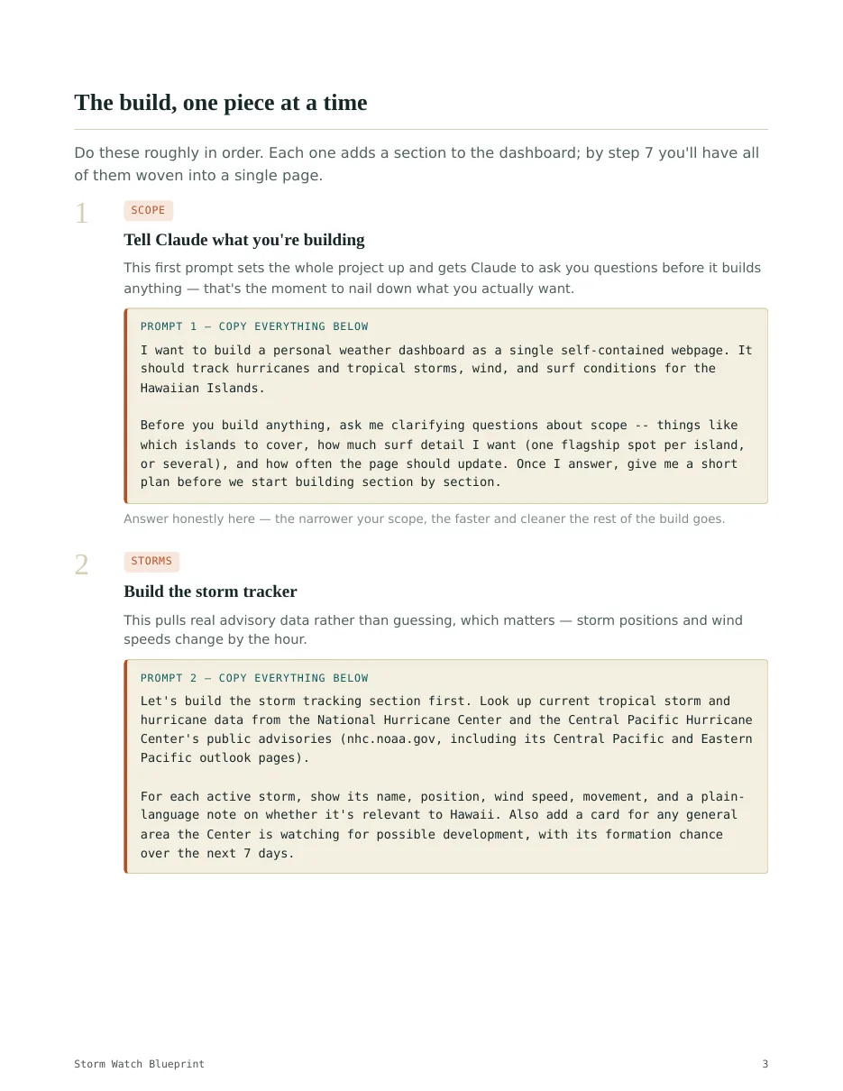 Storm Watch guide page 3