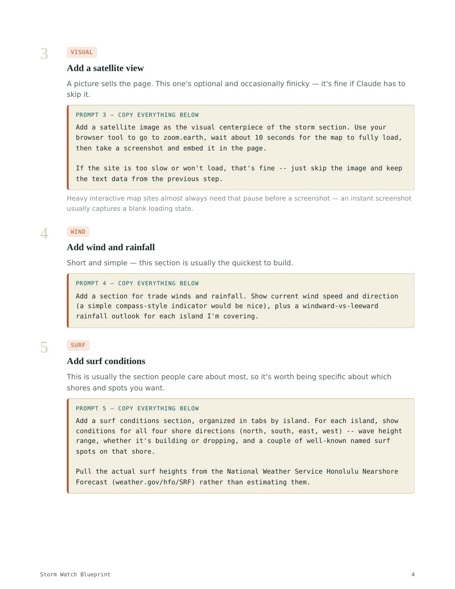 Storm Watch guide page 4