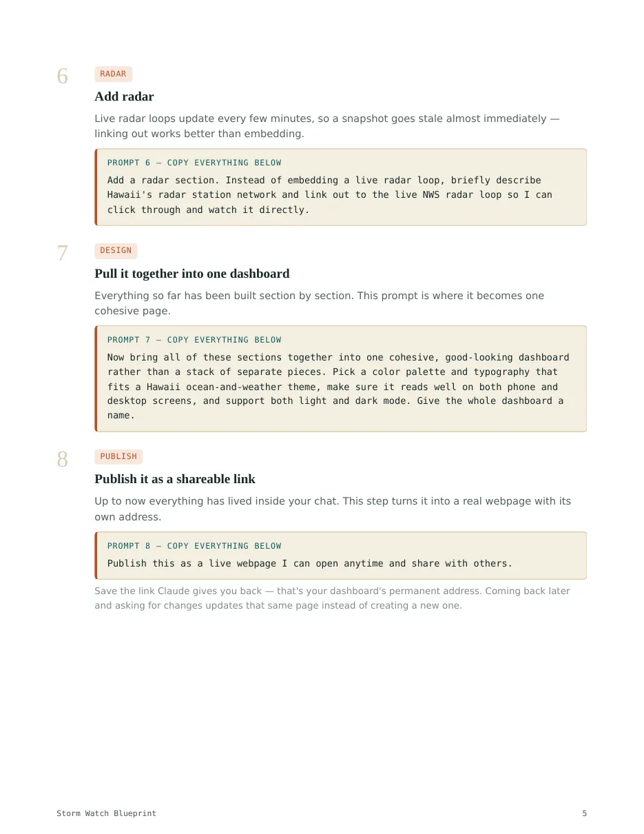 Storm Watch guide page 5
