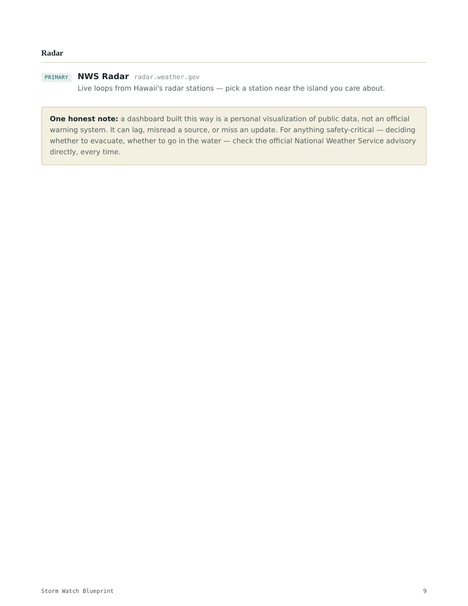 Storm Watch guide page 9